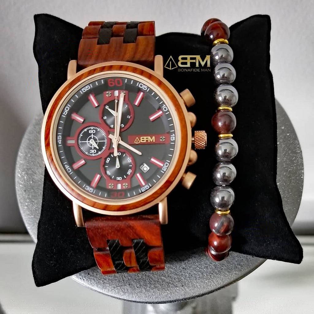 Bonafide Man Wood Watch Sets