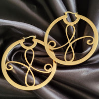 BFGlam Luxe Logo Hoops - Bonafide Glam
