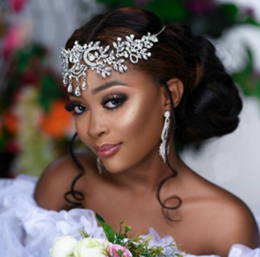 Floral Rhinestone Bridal headpiece - bonafide glam