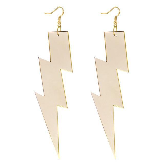 Lightning Bolt Clip On Earrings  Neon Yellow  Claires