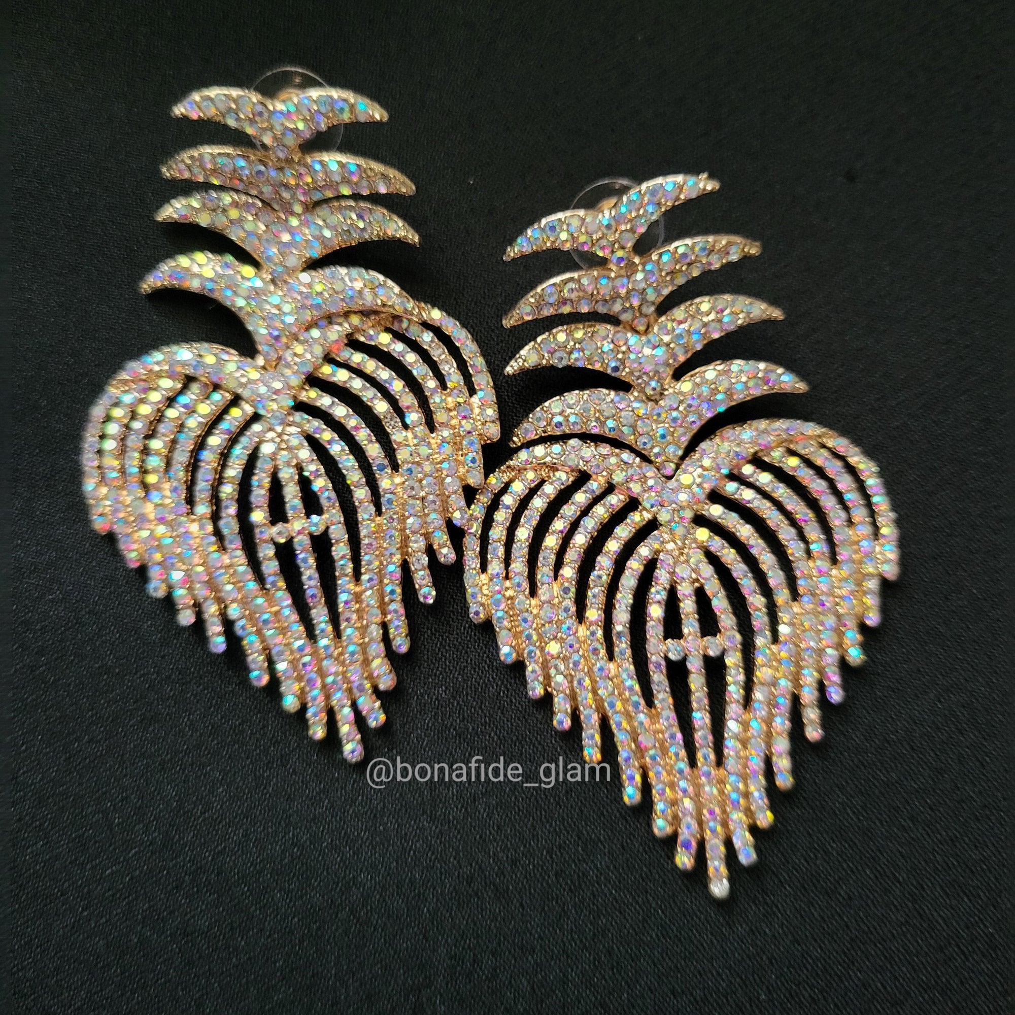 The Palms chandelier Earrings - Bonafide Glam