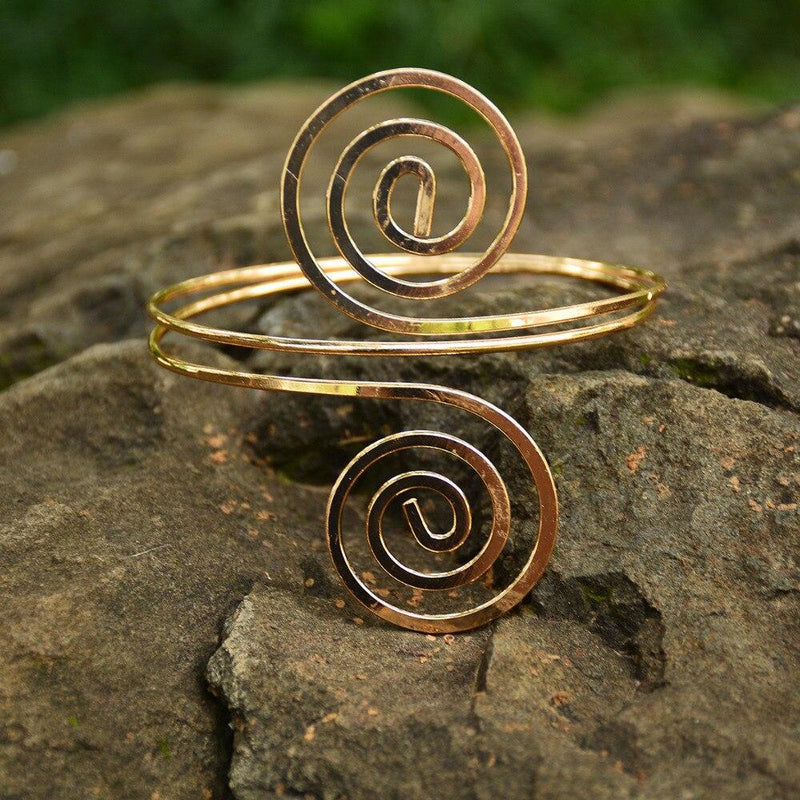 Vintage Geometric Arm Cuff - Bonafide Glam