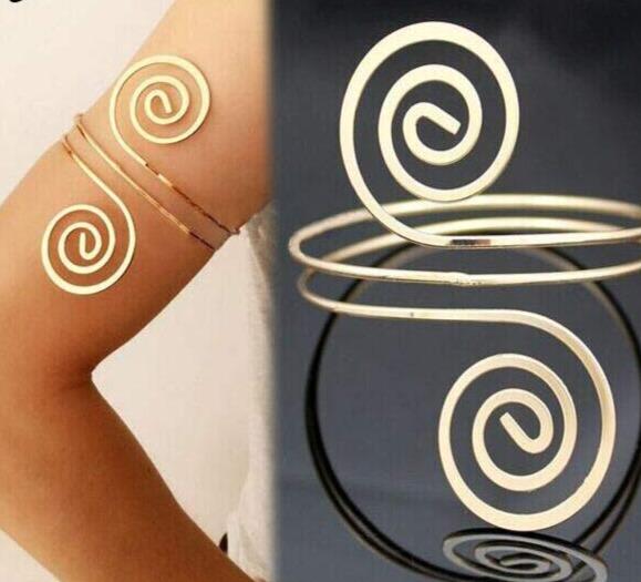 Vintage Geometric Arm Cuff - Bonafide Glam
